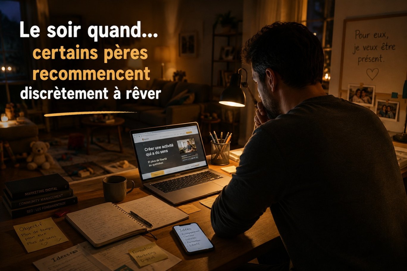 Pourquoi les papas se reconvertissent rarement du jour au lendemain ?