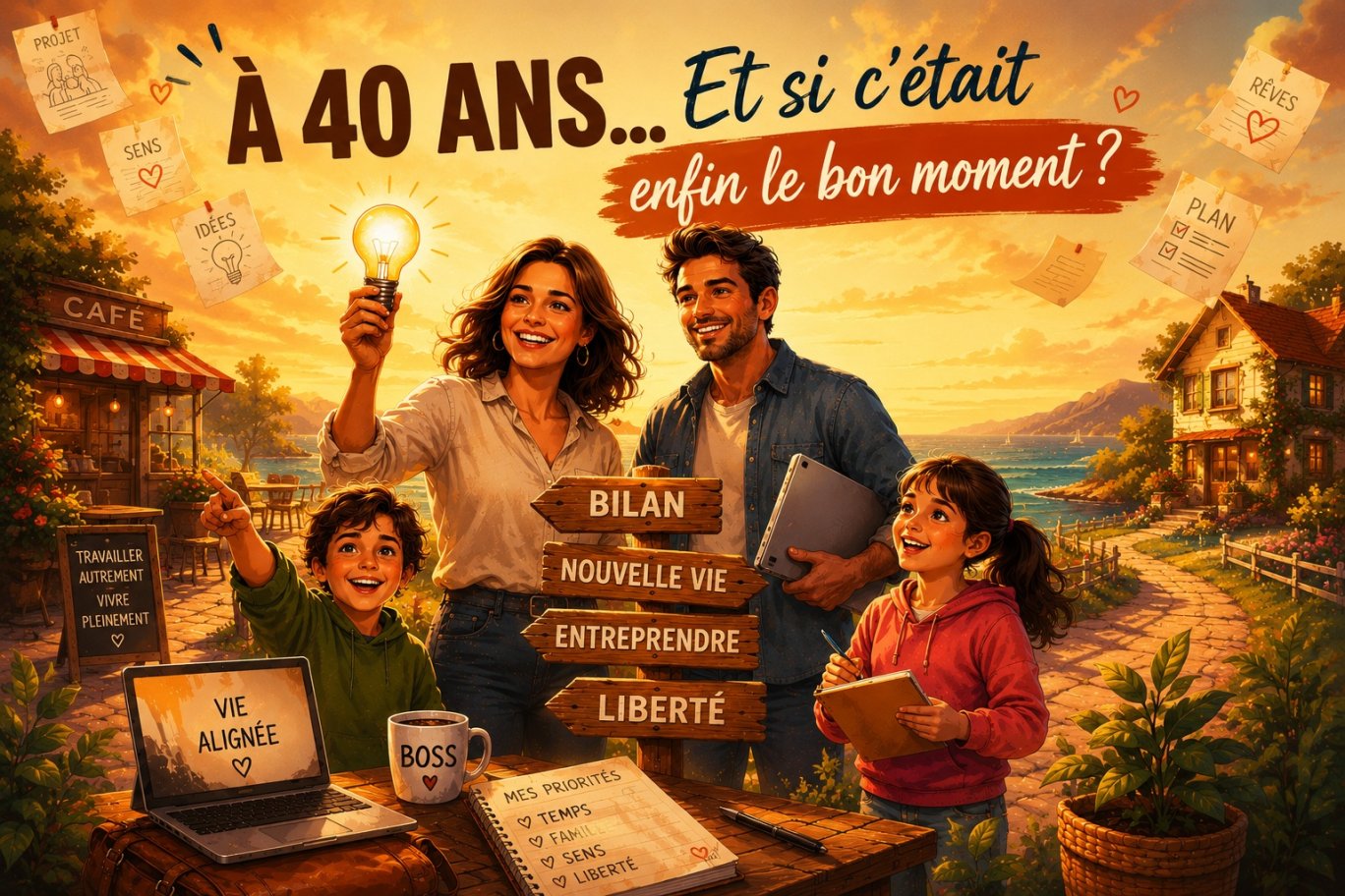 Reconversion à 40 ans trop tard ou timing parfait?