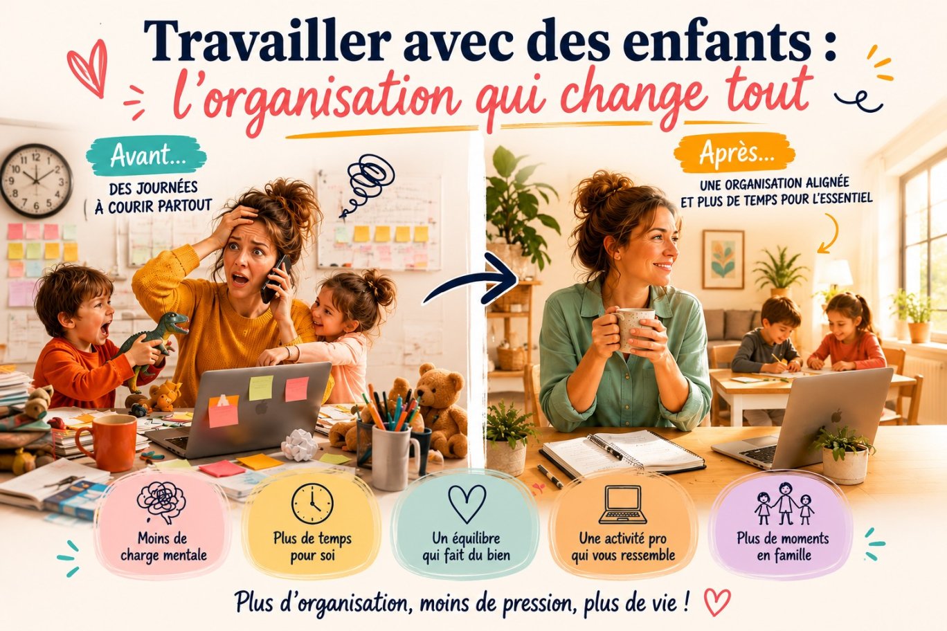 Travailler avec des enfants, l'organisation qui change tout