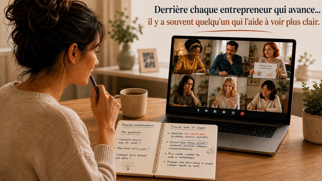 Une formation vous prépare. Un accompagnement vous fait avancer.