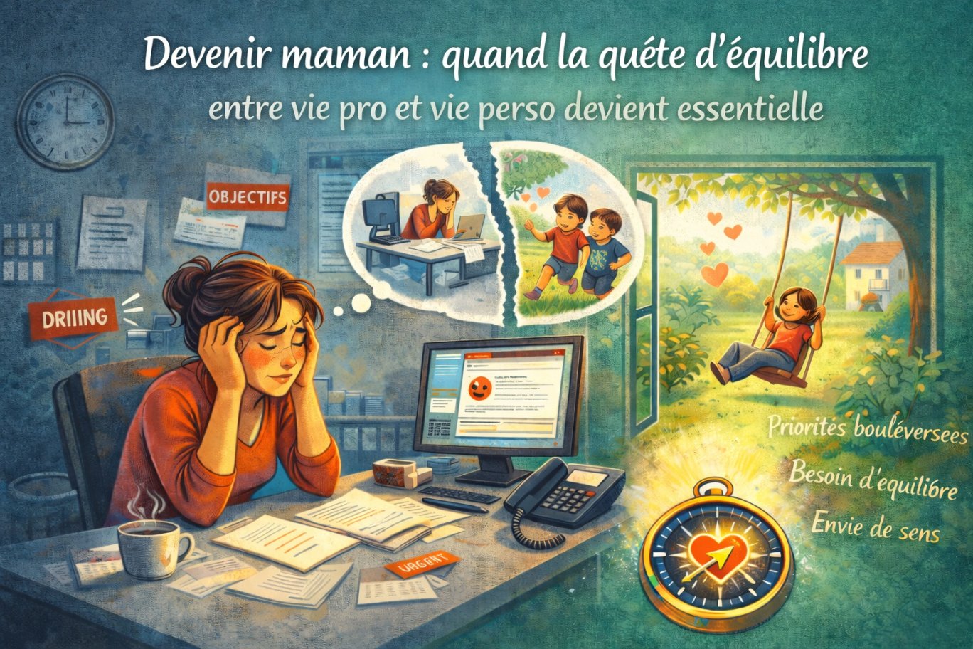Quand la maternité bouleverse l’équilibre vie pro vie perso comprendre pour agir