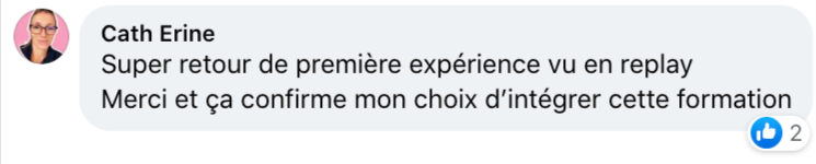 Témoignage Masterclass